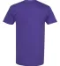 5300 ALSTYLE Adult V-neck Tee Purple back view