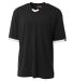 A4 Apparel  Youth Stretch Pro Baseball Jersey Black/White front view
