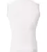 A4 Apparel  Youth Sleeveless Compression Muscle T- WHITE back view