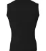 A4 Apparel  Youth Sleeveless Compression Muscle T- BLACK back view