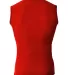 A4 Apparel  Youth Sleeveless Compression Muscle T- SCARLET back view