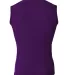 A4 Apparel  Youth Sleeveless Compression Muscle T- PURPLE back view