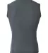 A4 Apparel  Youth Sleeveless Compression Muscle T- GRAPHITE back view