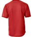 A4 Apparel  Men's Match Reversible Jersey SCARLET/ WHITE back view