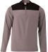 A4 N4014 - The Element 1/4 Zip Graphite/Black front view