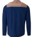 A4 N4014 - The Element 1/4 Zip Navy/Graphite back view