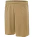 A4 N5378 - 7" Power Mesh Practice Short VEGAS GOLD front view