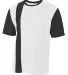 A4 N3016 - Legend Soccer Jersey in White/ black front view