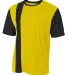 A4 N3016 - Legend Soccer Jersey in Gold/ black front view