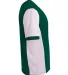 A4 N3017 - Premier Soccer Jersey FOREST/ WHITE side view