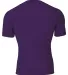 A4 NB3130 - Youth Short Sleeve Compression Crew PURPLE back view