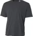A4 N3402 - Basic Sprint Tee GRAPHITE front view