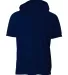 A4 N3408 - Cooling Performance Short Sleeve Hooded NAVY front view
