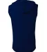 A4 N3410 - Cooling Performance Sleeveless Hooded T NAVY back view