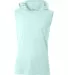 A4 N3410 - Cooling Performance Sleeveless Hooded T PASTEL MINT front view