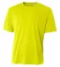 A4 NB3402 - Youth Sprint Basic Tee SAFETY YELLOW front view
