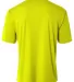 A4 NB3402 - Youth Sprint Basic Tee SAFETY YELLOW back view