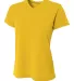 A4 NW3402 - Women's Sprint Short Sleeve V-neck GOLD front view