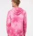 Independent Trading Co. PRM4500TD Midweight Tie-Dy Tie Dye Pink back view