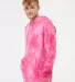 Independent Trading Co. PRM4500TD Midweight Tie-Dy Tie Dye Pink side view