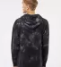 Independent Trading Co. PRM4500TD Midweight Tie-Dy Tie Dye Black back view
