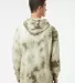 Independent Trading Co. PRM4500TD Midweight Tie-Dy Tie Dye Olive back view