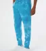 Independent Trading Co. PRM50PTTD Tie-Dyed Fleece  Tie Dye Aqua Blue side view