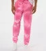 Independent Trading Co. PRM50PTTD Tie-Dyed Fleece  Tie Dye Pink front view
