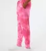 Independent Trading Co. PRM50PTTD Tie-Dyed Fleece  Tie Dye Pink side view