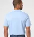 Adidas Golf Clothing A508 Heathered Colorblock 3-S Glow Blue Heather/ Collegiate Navy Heather back view