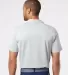 Adidas Golf Clothing A508 Heathered Colorblock 3-S Grey Two Heather/ Collegiate Navy Heather back view