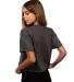 Next Level Apparel 1580 Ladies' Ideal Crop T-Shirt DARK GRAY back view