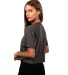 Next Level Apparel 1580 Ladies' Ideal Crop T-Shirt DARK GRAY side view