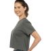 Next Level Apparel 1580 Ladies' Ideal Crop T-Shirt in Dark grey side view