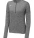 Nike 897021  Ladies Dry Element 1/2-Zip Cover-Up Anthr Hthr front view