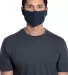 Port & Company FACECVR240 50/50 Cotton/Poly Face C in Navy front view