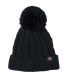 Champion Clothing CH2081 Limited Edition Cable Pom Black front view