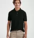 Tultex 400 - Unisex Sport Polo Black front view