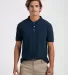 Tultex 400 - Unisex Sport Polo Navy front view