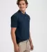 Tultex 400 - Unisex Sport Polo Navy side view