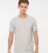 Tultex Premium 502 - Premium Cotton Tee in Silver front view