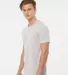 Tultex Premium 502 - Premium Cotton Tee in Silver side view
