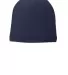 Port & Company CP91L    Fleece-Lined Beanie Cap Navy front view