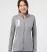 Adidas Golf Clothing A483 Women's 3-Stripes Double Grey Three/ White front view