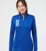 Adidas Golf Clothing A483 Women's 3-Stripes Double Team Royal/ Grey Two front view