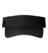 Adidas Golf Clothing A653 Poly Textured Visor Black front view