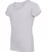 3362 ALSTYLE Girl Sheer Jersey Full Length T Athletic Heather side view