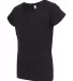 3362 ALSTYLE Girl Sheer Jersey Full Length T Black side view