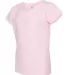 3362 ALSTYLE Girl Sheer Jersey Full Length T Pink side view