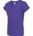 3362 ALSTYLE Girl Sheer Jersey Full Length T Purple side view